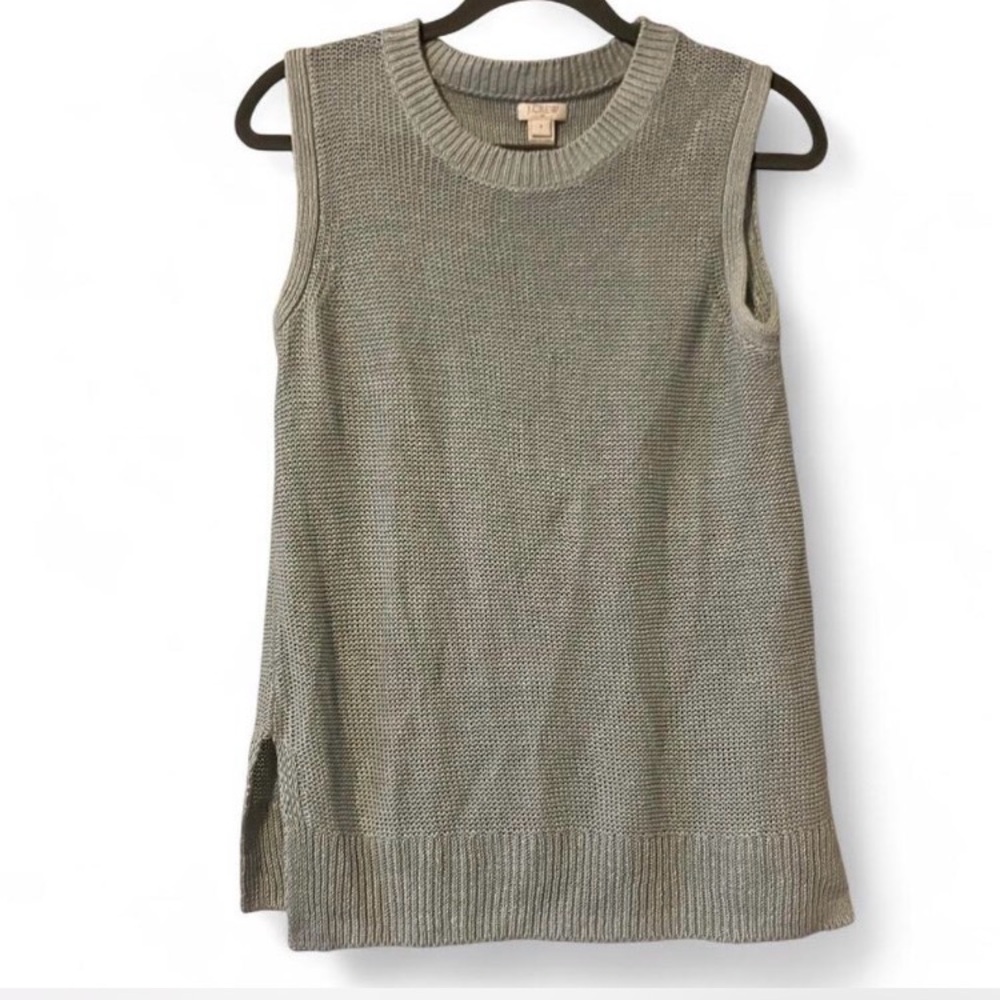 J.‎ Crew Sleeveless Knit Tank - Gray